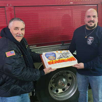 North Fayette VFD members honored for 20 years of service 